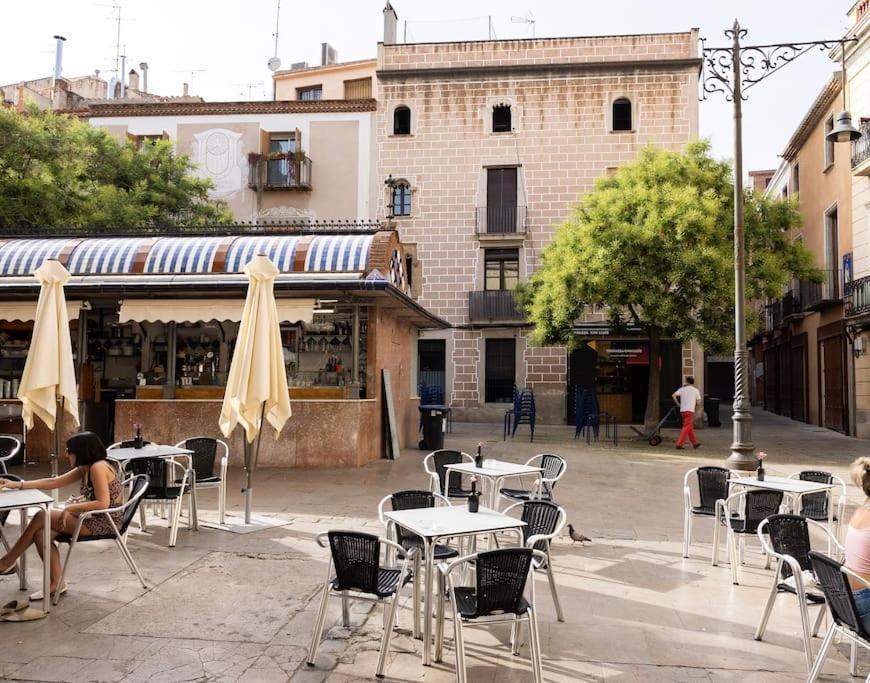 Apartamento ático en el casco antiguo Mataró Esterno foto