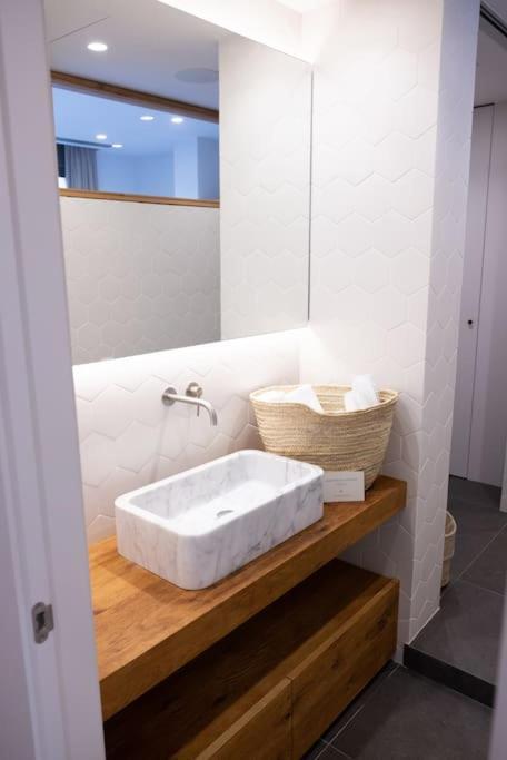 Apartamento ático en el casco antiguo Mataró Esterno foto