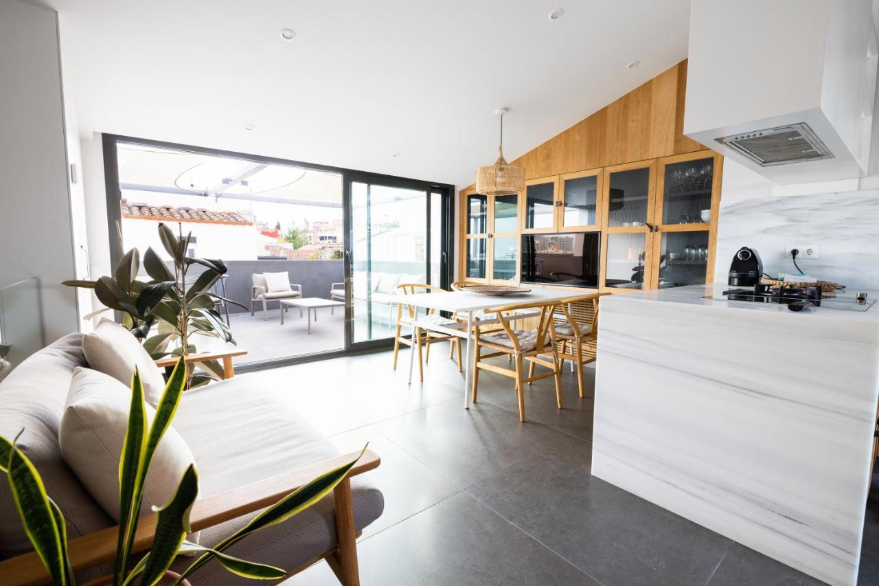 Apartamento ático en el casco antiguo Mataró Esterno foto